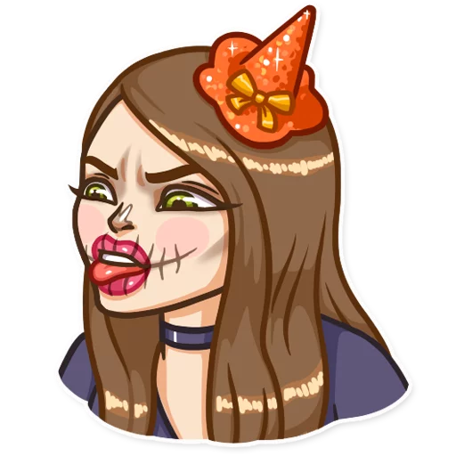 🎃 Стикер «go.twitch.tv/sharishaxd» для Telegram