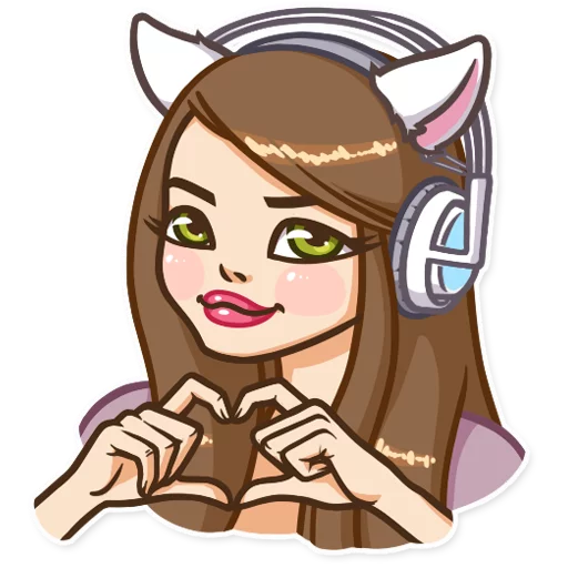 ❤ Стикер «go.twitch.tv/sharishaxd» для Telegram