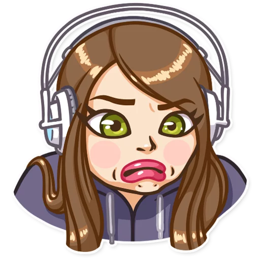 ☹ Стикер «go.twitch.tv/sharishaxd» для Telegram