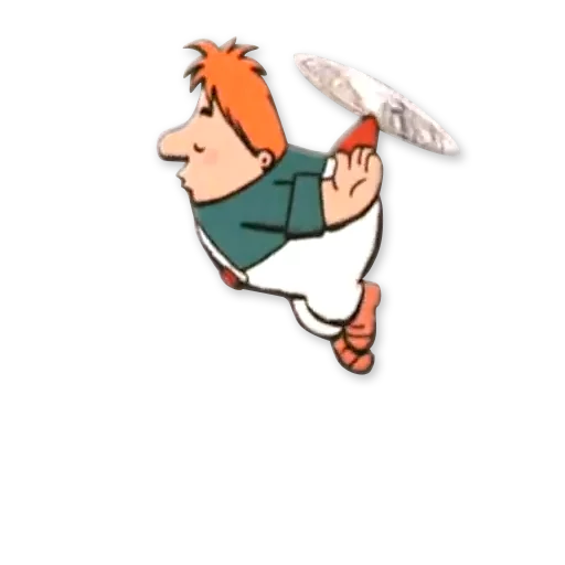 🚶 Стикер «Малыш и Карлсон» для Telegram