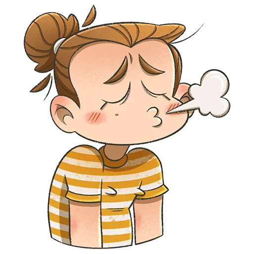 😮‍💨 Стикер «Katenozikcomics» для Telegram