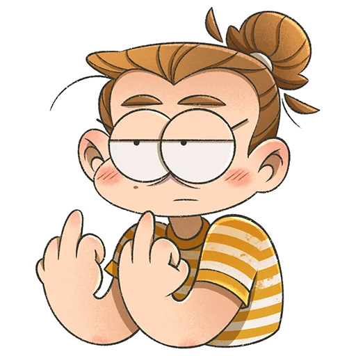 🖕 Стикер «Katenozikcomics» для Telegram