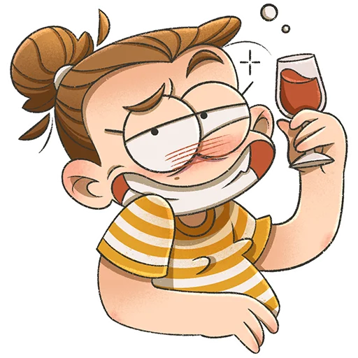 🍷 Стикер «Katenozikcomics» для Telegram