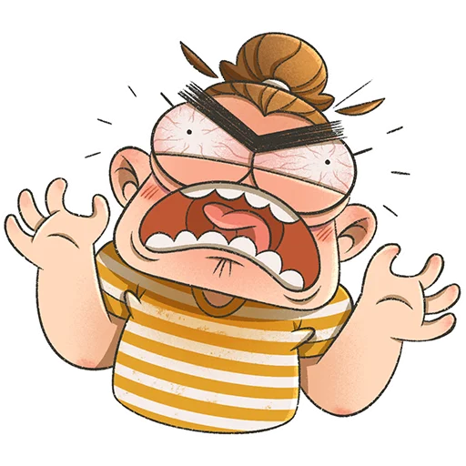 😡 Стикер «Katenozikcomics» для Telegram