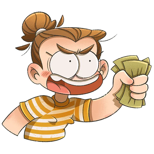 💵 Стикер «Katenozikcomics» для Telegram