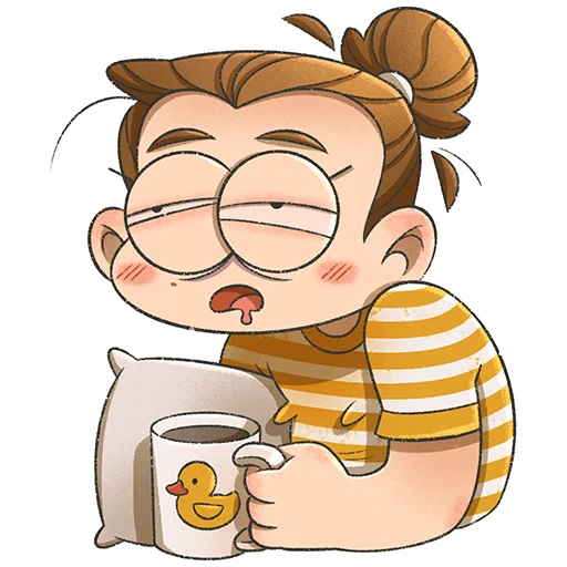 ☕️ Стикер «Katenozikcomics» для Telegram