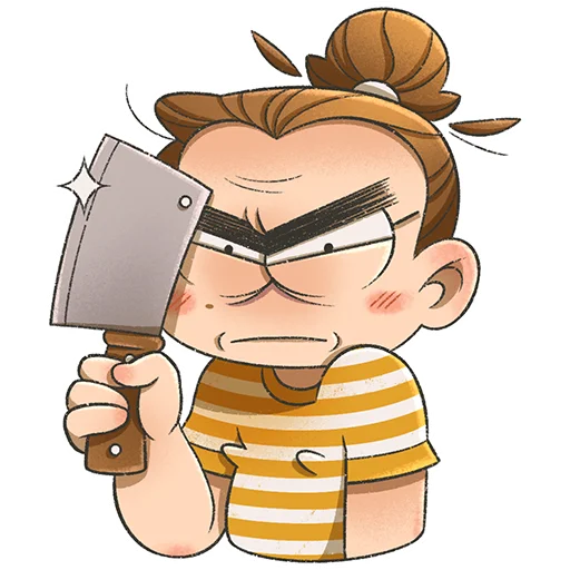 🔪 Стикер «Katenozikcomics» для Telegram