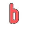☸️ Эмодзи «Красно оранжевые буквы и иконки» для Telegram