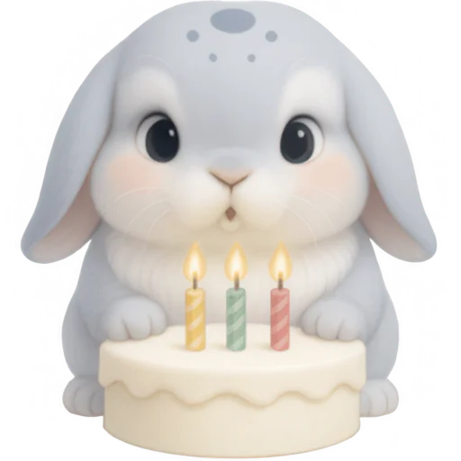 🎂 Стикер «Милый Пухляк» для Telegram