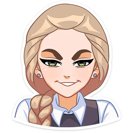 😎 Стикер «Катя (Зайчик)» для Telegram