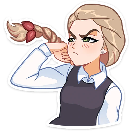 😠 Стикер «Катя (Зайчик)» для Telegram