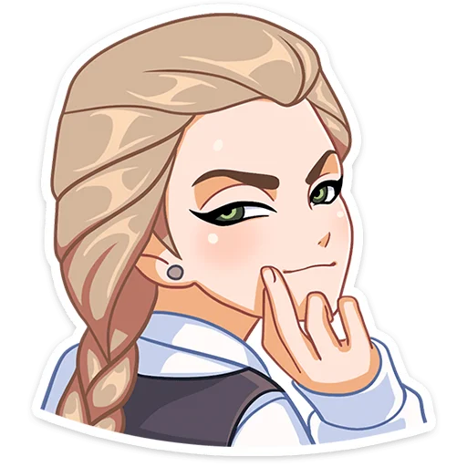 🙂 Стикер «Катя (Зайчик)» для Telegram