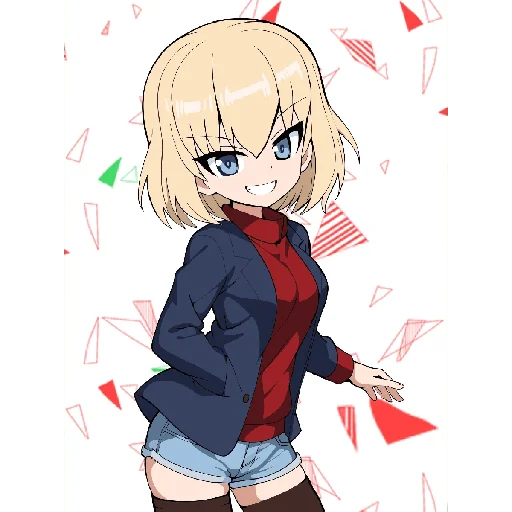 😄 Стикер «Katyusha ("Girls und Panzer") part 7» для Telegram