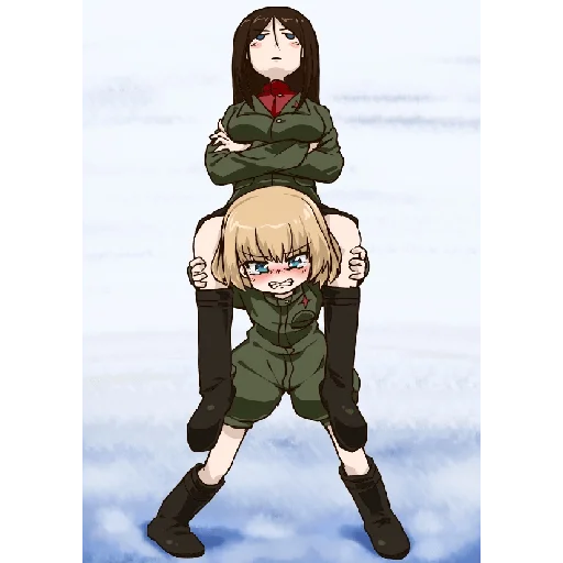 😖 Стикер «Katyusha ("Girls und Panzer") part 7» для Telegram