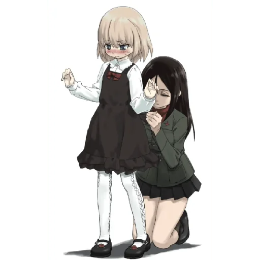 🏫 Стикер «Katyusha ("Girls und Panzer") part 7» для Telegram