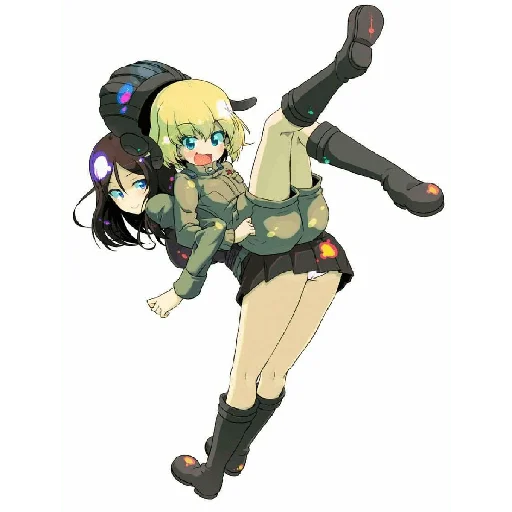 😁 Стикер «Katyusha ("Girls und Panzer") part 7» для Telegram