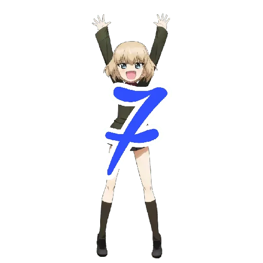 Стикерпак Katyusha ("Girls und Panzer") part 7 для Telegram — скачать
