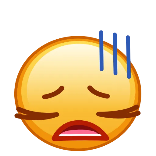😫 Стикер «Kawaii emoji» для Telegram