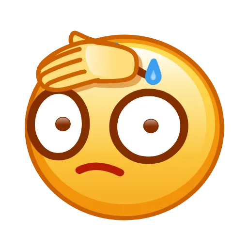 😥 Стикер «Kawaii emoji» для Telegram