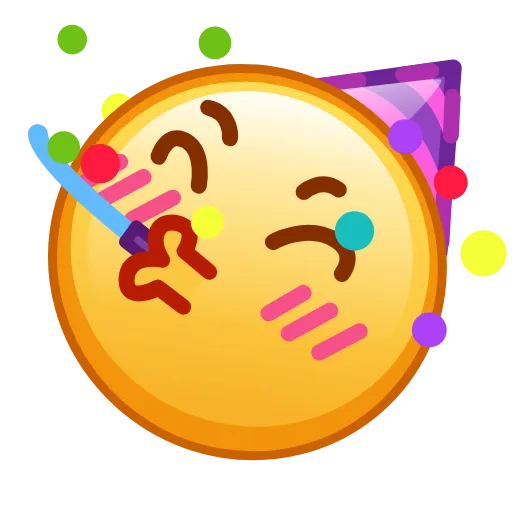 🥳 Стикер «Kawaii emoji» для Telegram