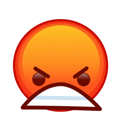 😡 Стикер «Kawaii emoji» для Telegram