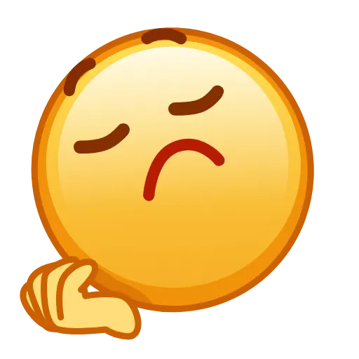 🙁 Стикер «Kawaii emoji» для Telegram