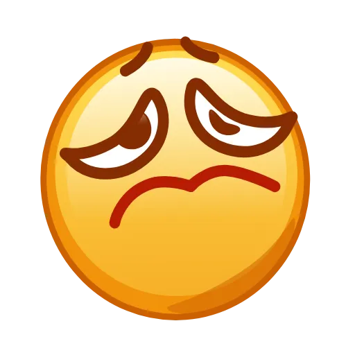 😔 Стикер «Kawaii emoji» для Telegram