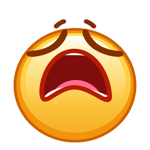 😩 Стикер «Kawaii emoji» для Telegram