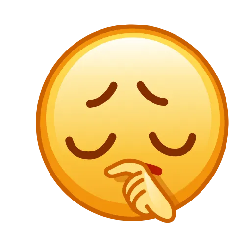 😓 Стикер «Kawaii emoji» для Telegram