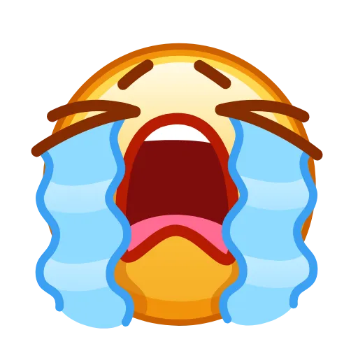 😭 Стикер «Kawaii emoji» для Telegram