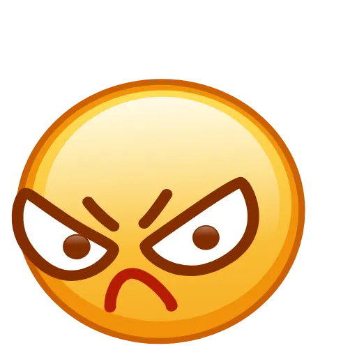 😤 Стикер «Kawaii emoji» для Telegram