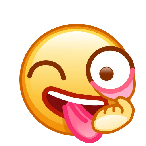 😜 Стикер «Kawaii emoji» для Telegram