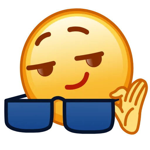 😎 Стикер «Kawaii emoji» для Telegram