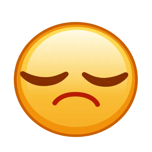 ☹ Стикер «Kawaii emoji» для Telegram