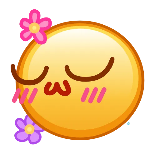 ☺ Стикер «Kawaii emoji» для Telegram