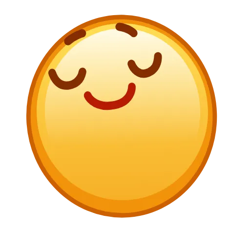 😌 Стикер «Kawaii emoji» для Telegram