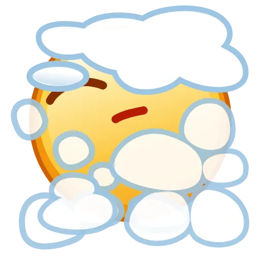 😶 Стикер «Kawaii emoji» для Telegram