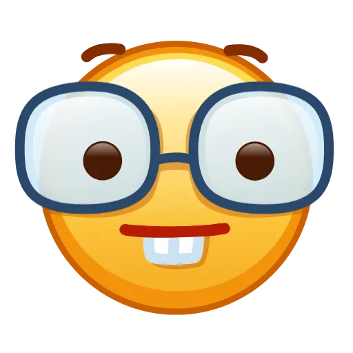 🤓 Стикер «Kawaii emoji» для Telegram