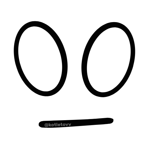 😳 Эмодзи «kawaii faces» для Telegram