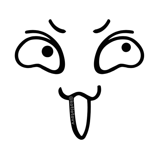 😏 Эмодзи «kawaii faces» для Telegram