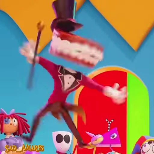 Стикерпак The Amazing Digiral Circus для Telegram — скачать