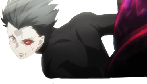 🤬 Стикер «Ken Kaneki Tokyo Ghoul Re» для Telegram