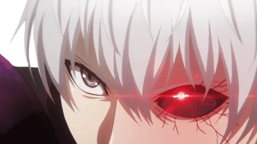 😡 Стикер «Ken Kaneki Tokyo Ghoul Re» для Telegram