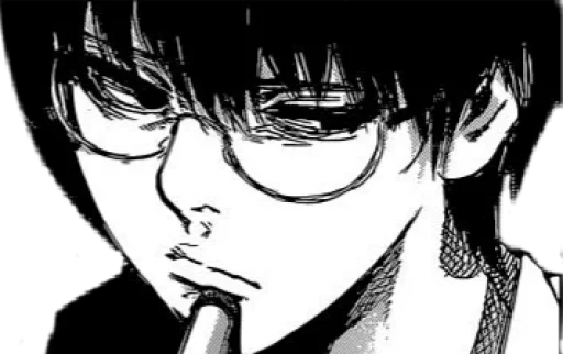 🤔 Стикер «Ken Kaneki Tokyo Ghoul Re» для Telegram