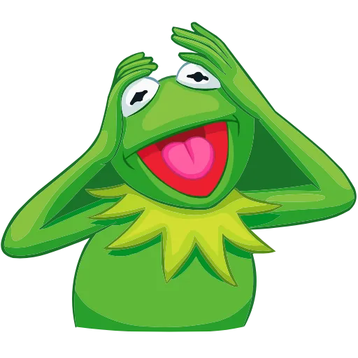 😱 Эмодзи «Кермит» для Telegram