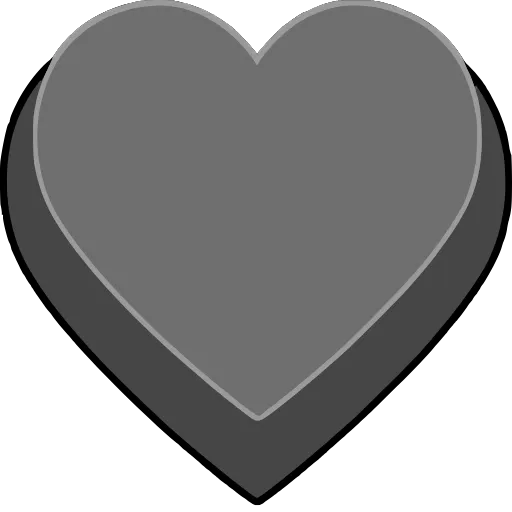 ❤️ Эмодзи «Буквы-клавиши в двух цветах» для Telegram