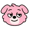 ☺️ Эмодзи «Kind Pink Dogs» для Telegram