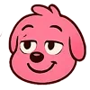 😊 Эмодзи «Kind Pink Dogs» для Telegram