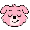 😁 Эмодзи «Kind Pink Dogs» для Telegram