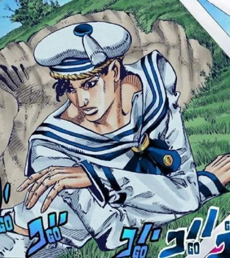 🧨 Стикер «Yoshikage Kira Йошикаге Кира» для Telegram